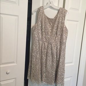 Sparkly silver dress
